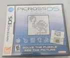 Picross DS Nintendo DS 2007 Game Game Case and Manual Authentic