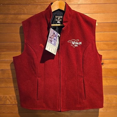 Wyoming Traders Womens Montana Australian Wool Ranch Cowgirl Vest XL Zip Vitalix