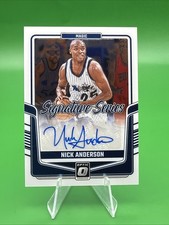 2024-25 Panini Donruss Optic - Signature Series Nick Anderson Auto SS-AND