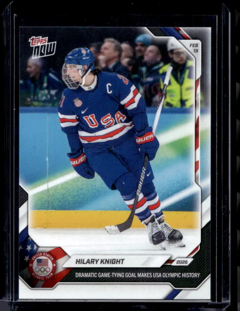 2026 Topps Now Olympics #14 Hilary Knight Base Card (Qty)