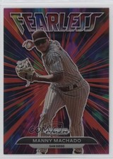 2022 Panini Prizm Fearless Red Prizm Manny Machado #FL-18 05v0