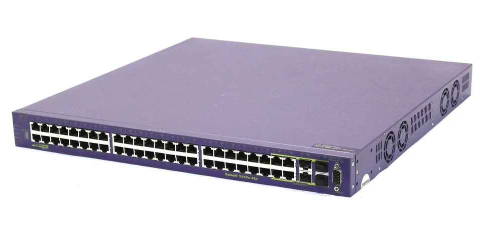 Extreme Networks Switch Summit X450e-48p 48Ports PoE+ 1000Mbits 4Ports Combo SFP - Image 4 of 4