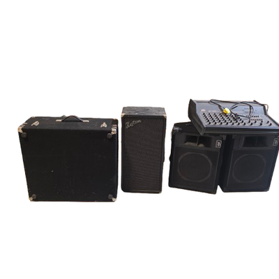 #ad Peavey XR 700 C and Speaker Bundle Amp Powers On Untested $399.99