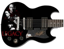 50 Cent Signed Autographed Custom 1/1 Graphics Guitar Eminem Dr. Dre