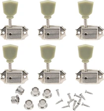 6Pcs Yootones Vintage Style Guitar Tuning Pegs Machine Head Tuners 3L3R Compatib