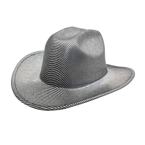 Western Cowboy Hat for Womens Glitter Cowgirl Hat for Disco Parties and Costumes - Picture 19 of 32
