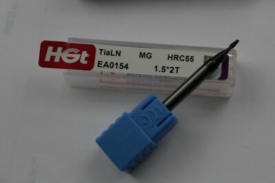 HGT Vollhartmetall 1,5 mm Schaftfräser - 1,5 * 2 T MG HRC55 EA0154