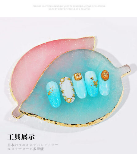 Resin Nail Art Mixing Painting Palette Acrylic Gel Polish Holder Display Tools - Picture 3 of 16