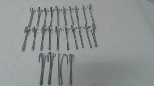 3" Slip-on Drapery Pins Hooks for Traverse Rod 24 CT. no drop - 第 1/2 張圖片