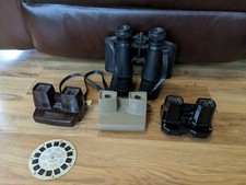 Lot Of 3 Vintage Sawyer's Viewmasters  Luna Plastic Binoculars