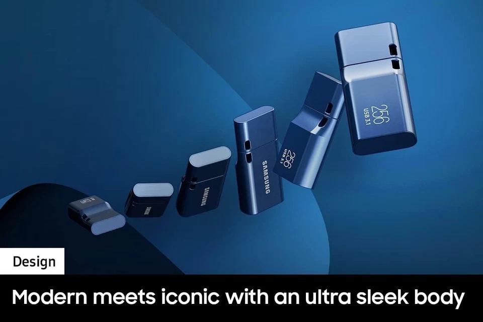 Lote de Memory Stick Samsung Type-C UDisk 64GB-512GB 400MB/S USB3.1 Gen1 Flash Drive Foto 2 de 4