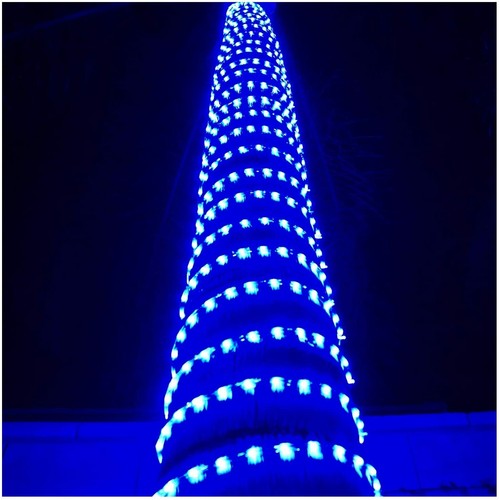Solar LED Rope Tube String Fairy Light Outdoor Waterproof Garden Strip Christmas - Picture 14 of 14