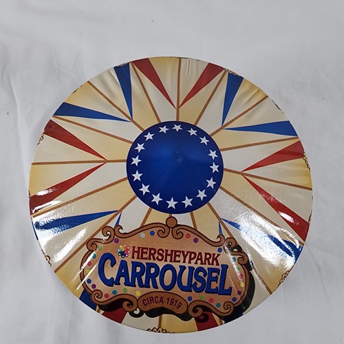 1996 Hersheypark Carrousel Tin Series #13 & Candy Store Collector Tin Lot Of 2 - Picture 5 of 17