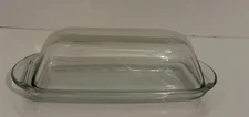 Glass Butter Dish Clear