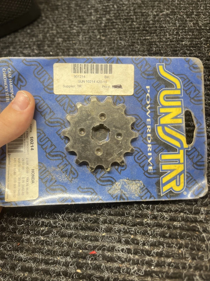 Piñón contraeje Honda Z50 XR80R TRX70 ZB50 NSR50 ATC70 CRF80F Foto 3 de 3