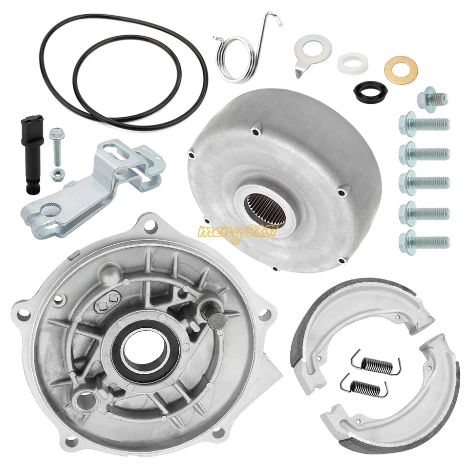 Kit de zapatas de cubierta de placa de cubo de tambor de freno trasero para Honda Recon 250 TRX250TE/TM 97-23 Foto 3 de 4