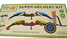 2 Pack Set Kids Archery Bow Arrow Toy Play Outdoor Toys for Kids Ages 3-12