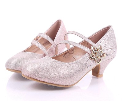 rose gold kitten heels