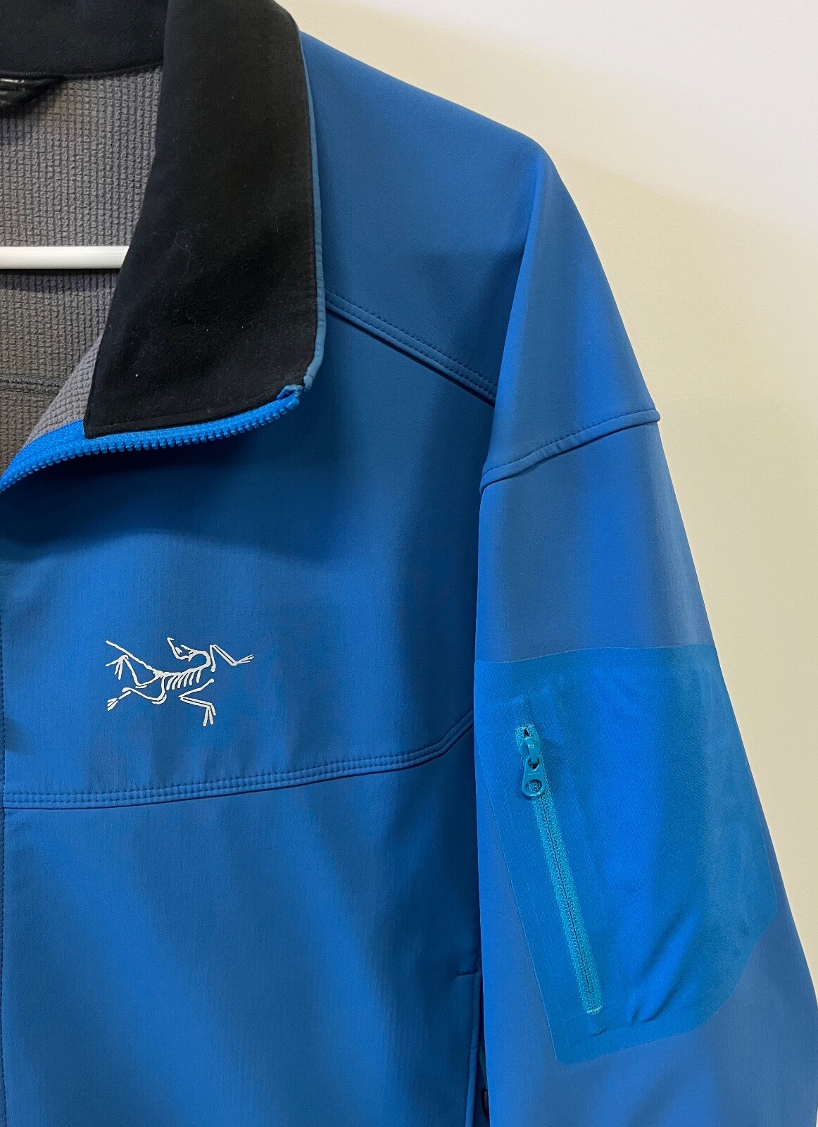 ARC'TERYX Arc’teryx Giacca Cappotto Blu Epsilon LT Full Zip Soft Shell Uomo Taglia XL