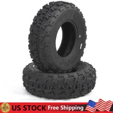 2 PCS 22x7-10 6 Ply ATV Tires TL UTV Trail Sand Mud Off-Road Tires All Terrain