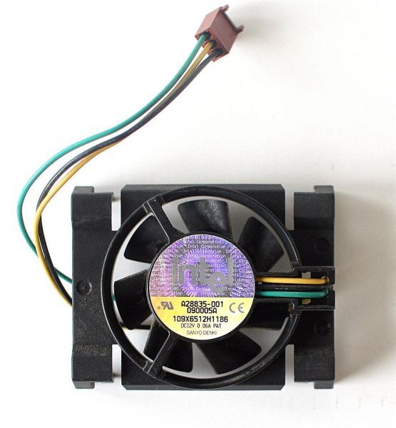 Intel a28835-001 109x6512h1186 dc12v 0.06a pat., 3-wire