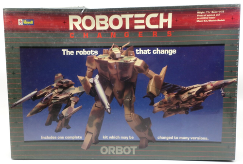 Vintage Sealed Revell Robotech Changers 1/72 Orbot Model Kit #1401
