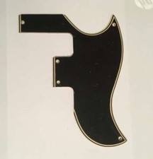 5 Ply Black/Cream Wide Bevel Pickguard for 1961-1966 Gibson SG Special USA Made