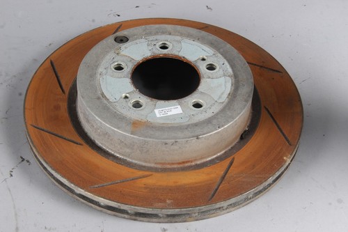 MITSUBISHI EVO X 10 MR GSR FRONT AND REAR SLOTTED BRAKE ROTORS DISCS - Picture 4 of 12