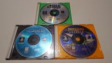 Disc Only PS1 Lot of 3 Flying Games (Agile Warrior, Independence Day, Shockwave)