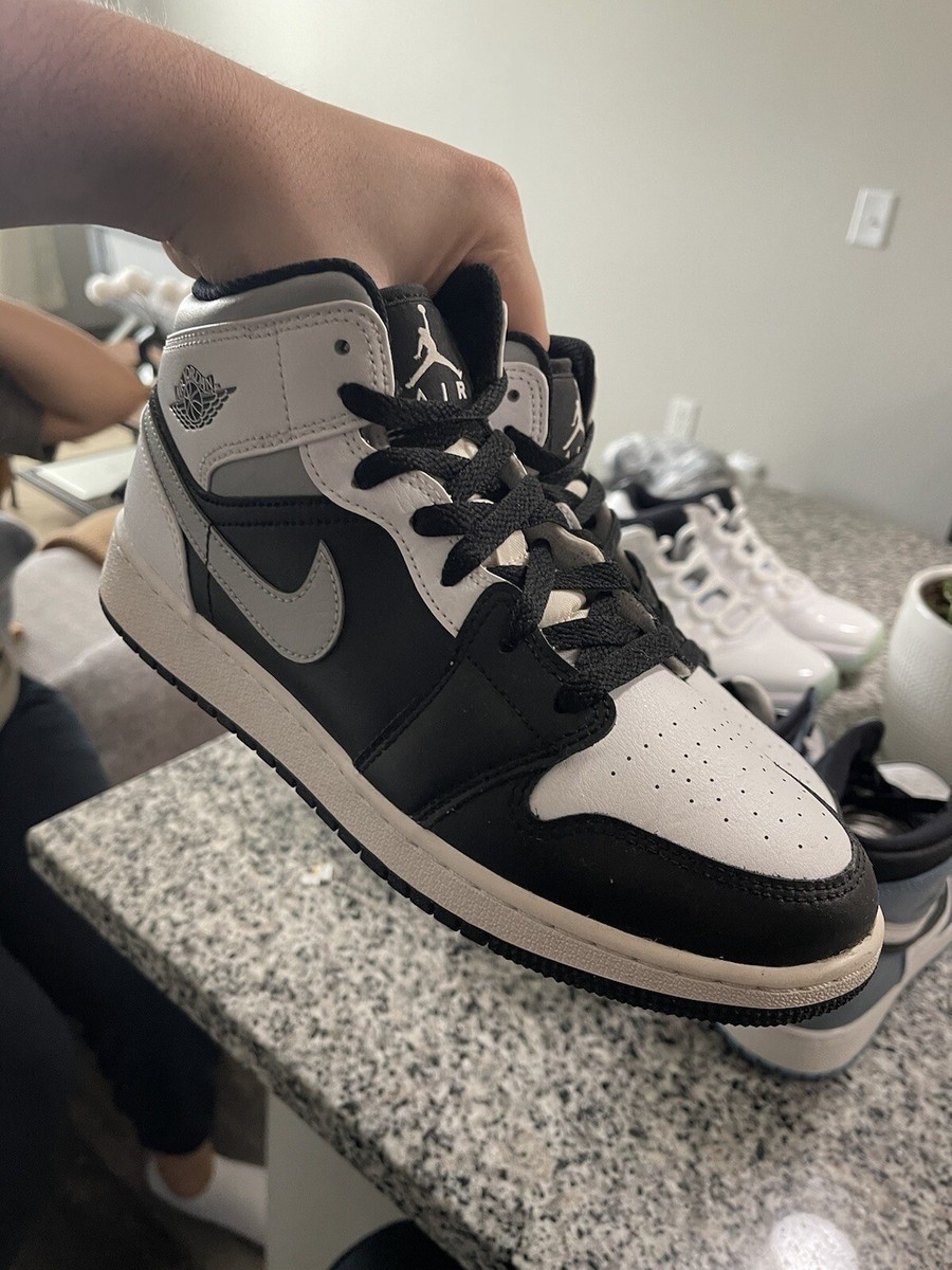 Size 6 - Air Jordan 1 Mid White Shadow | eBay
