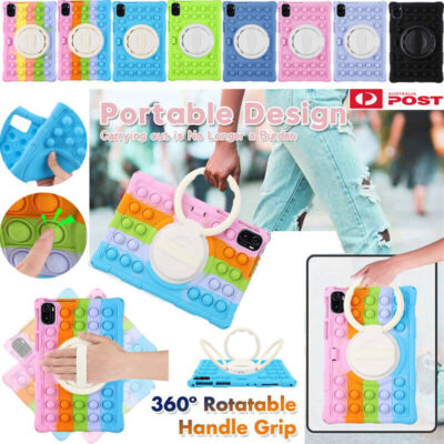 Case Hybrid Silicone Shockproof Cover For Samsung Galaxy Tab A A7 A8 S6 S7 S8