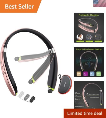 Noise Cancelling Wireless Earphones with Touch Control & Carry Case Included