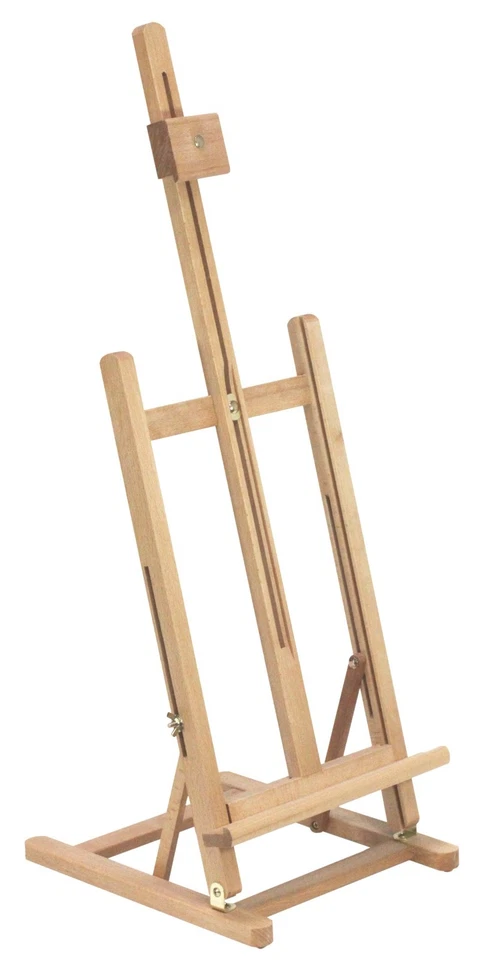 Große TISCHSTAFFELEI T-60, Buchenholz, Profi, Keilrahmen bis 62cm, Bildhalter - Bild 2 von 4