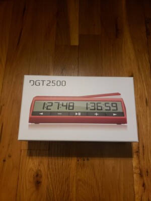  DGT 2500 FIDE Chess Clock with Batteries Brand New
