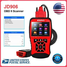 Original Jdiag JD906 OBD II Scanner Code Reader Live Data Car Diagnostic Tool US