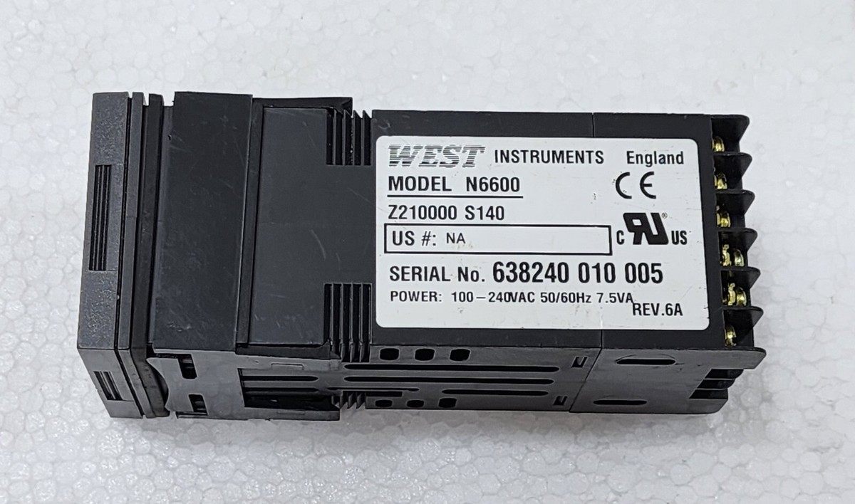 West Instrument 6600 Temperaturregler N6600-Z210000 S140 | eBay