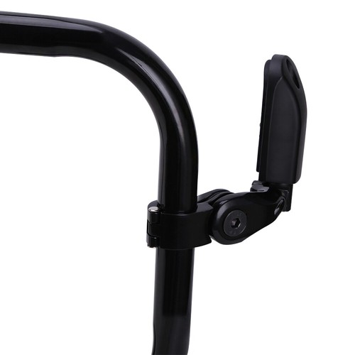 Protector de motor negro 1 1/4" 32 mm estriberas de carretera reposapiés y abrazaderas para Harley EE. UU. - Imagen 15 de 21