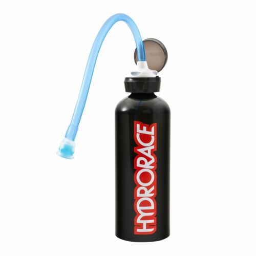 Hydrorace Motorsport / Pit / Paddock Metalowa butelka na napoje z długą tubką w kolorze czarnym - Zdjęcie 1 z 4