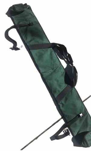 LANDS END Ski Bag Hunter Green - 200 cm Length Padded Travel Carry Bag Clean Euc