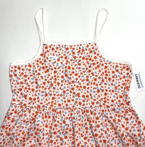 Girls Cami Tank Dress Old Navy Floral SunDress Slash Pockets Large Multi Color - Picture 5 of 9