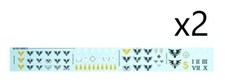 40K Blood Angels Space Marines 2x Transfer Sheets Leviathan Decals Primaris