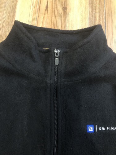 Vintage Harriton GM Financial Black Full Zip Fleece Jacket Size XL/TG - Picture 12 of 24