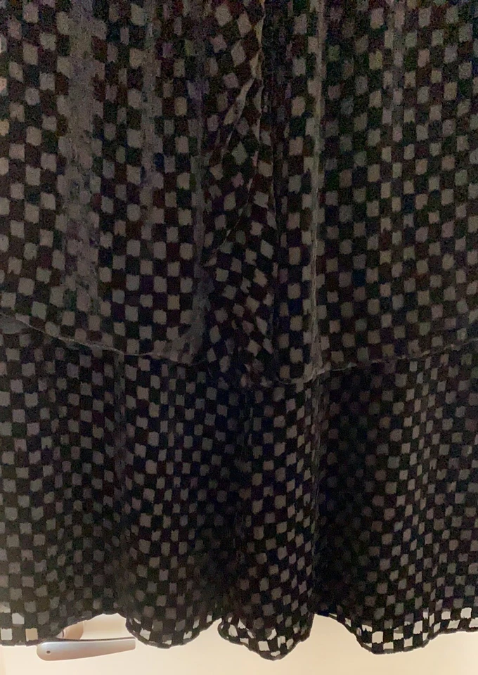 GIORGIO ARMANI FABULOUS 2 件 裙子套装,100% 真丝天鹅绒面料,由它制造 — 第 3/4 张图片