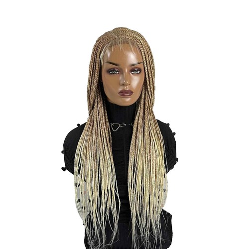 100% Modacrylic Fiber Made In Japan full wig Golden Blonde  display picture 3