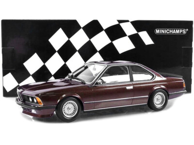Minichamps 1982 BMW 635 CSi Red 1/18 Diecast Model Car 155028105
