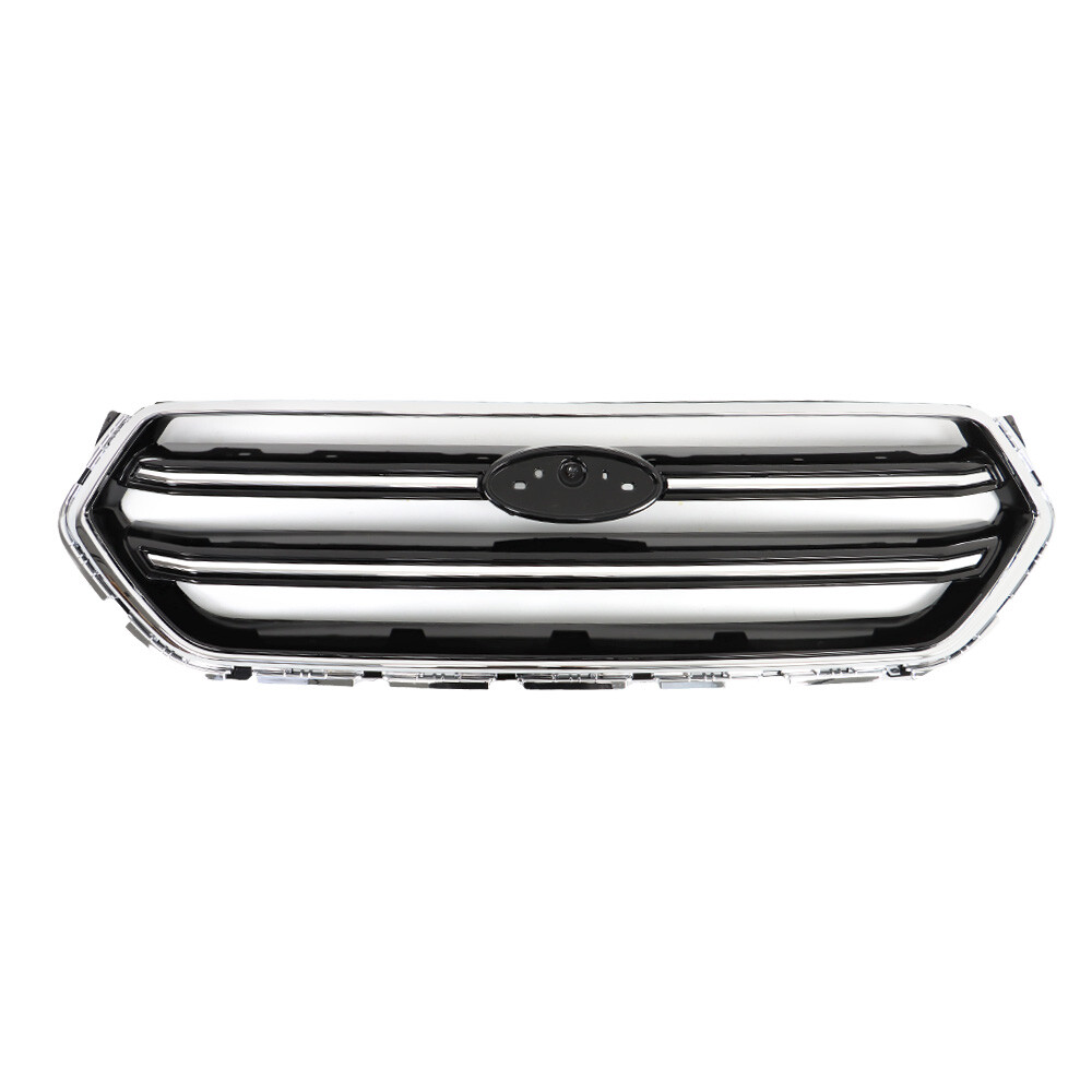 Tim-Auto Front Upper Bumper Grille For 2017-2019 Ford Escape – Chrome, GJ5Z8200C