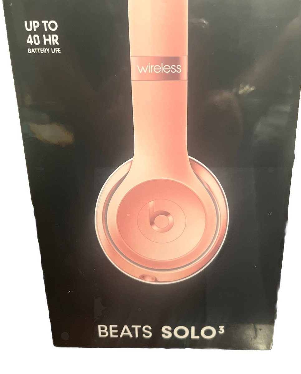 Beats by Dre Solo3 Wireless On-Ear Headphones – Rose Gold