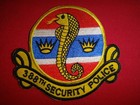 Vietnam War Usaf 388th Security Police Squadron at Korat Afb Thailand Patch