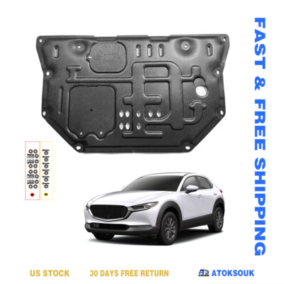For Mazda CX-30 2020-2024 Under Engine Splash Guards Front Engine Mud Flaps