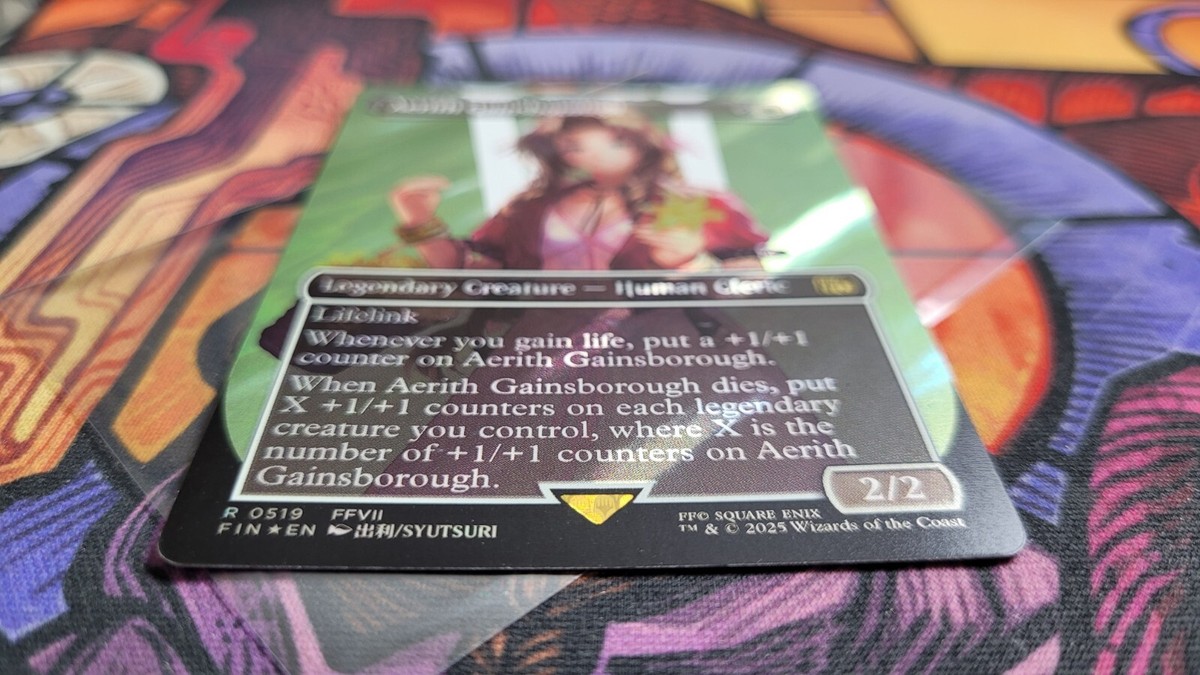 MTG エアリスAerith Gainsborough Surge FOIL Aerith Gainsborough (Borderless) (Surge Foil) | FINAL